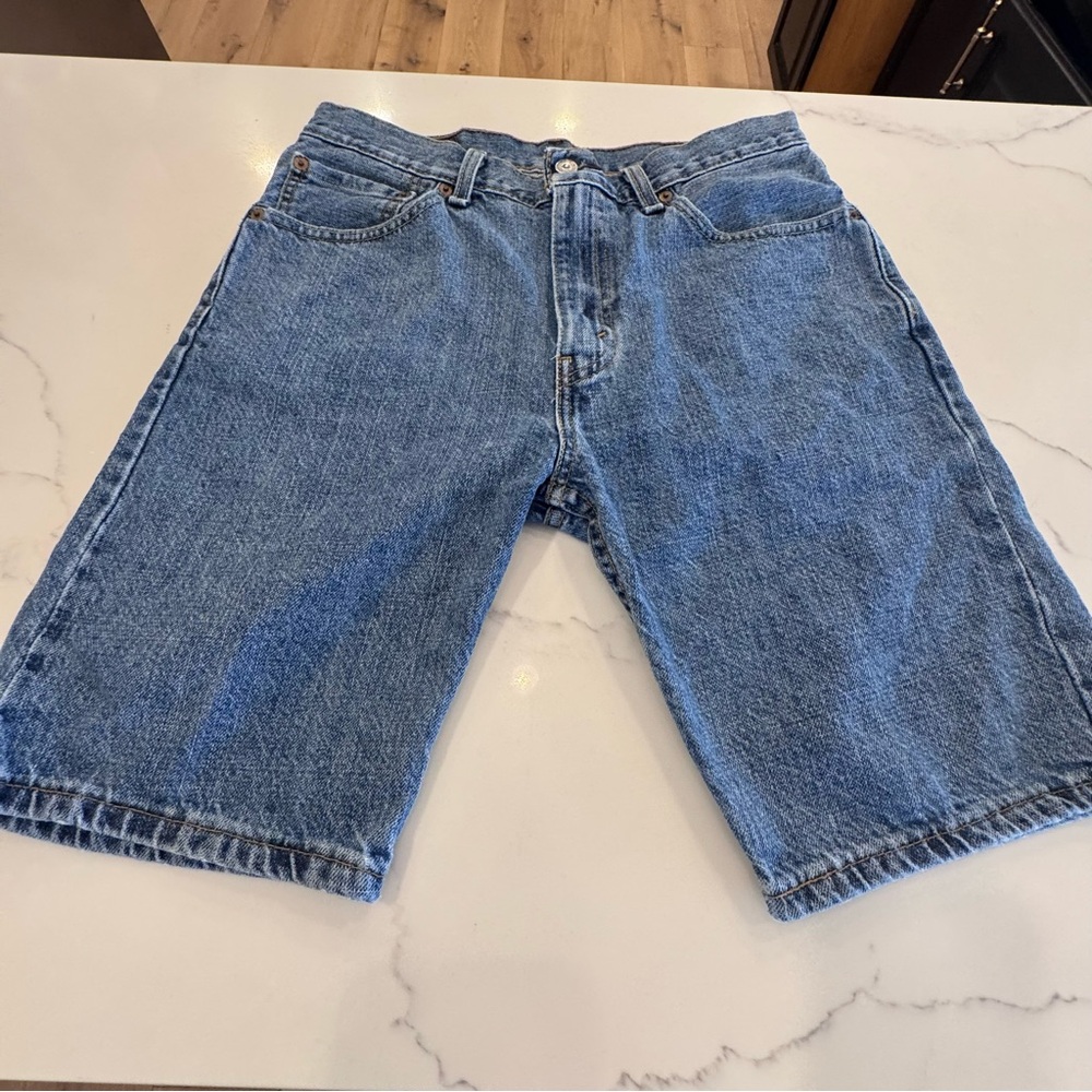 Men's LEVI 505 Denim Jean shorts Jorts  Sz 32